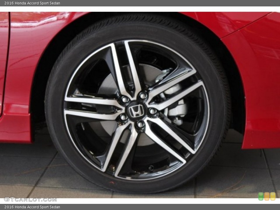 2016 Honda Accord Sport Sedan Wheel and Tire Photo #108725670