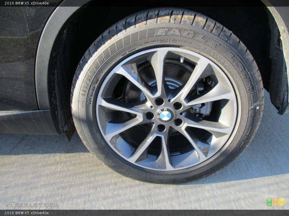 2016 BMW X5 xDrive40e Wheel and Tire Photo #108739319