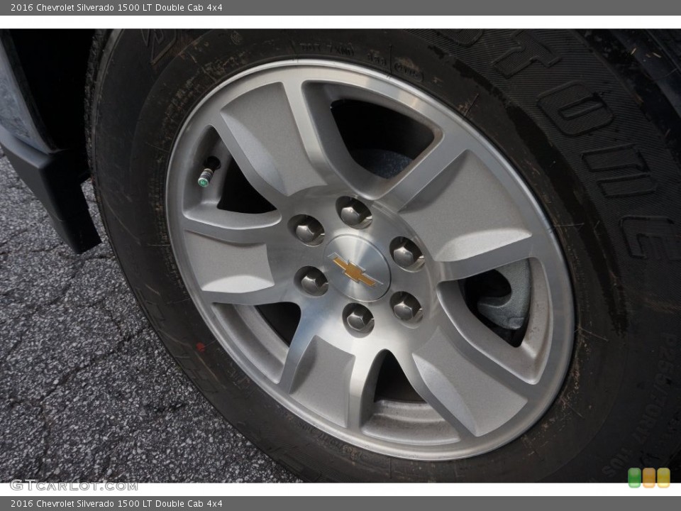 2016 Chevrolet Silverado 1500 LT Double Cab 4x4 Wheel and Tire Photo #108758653