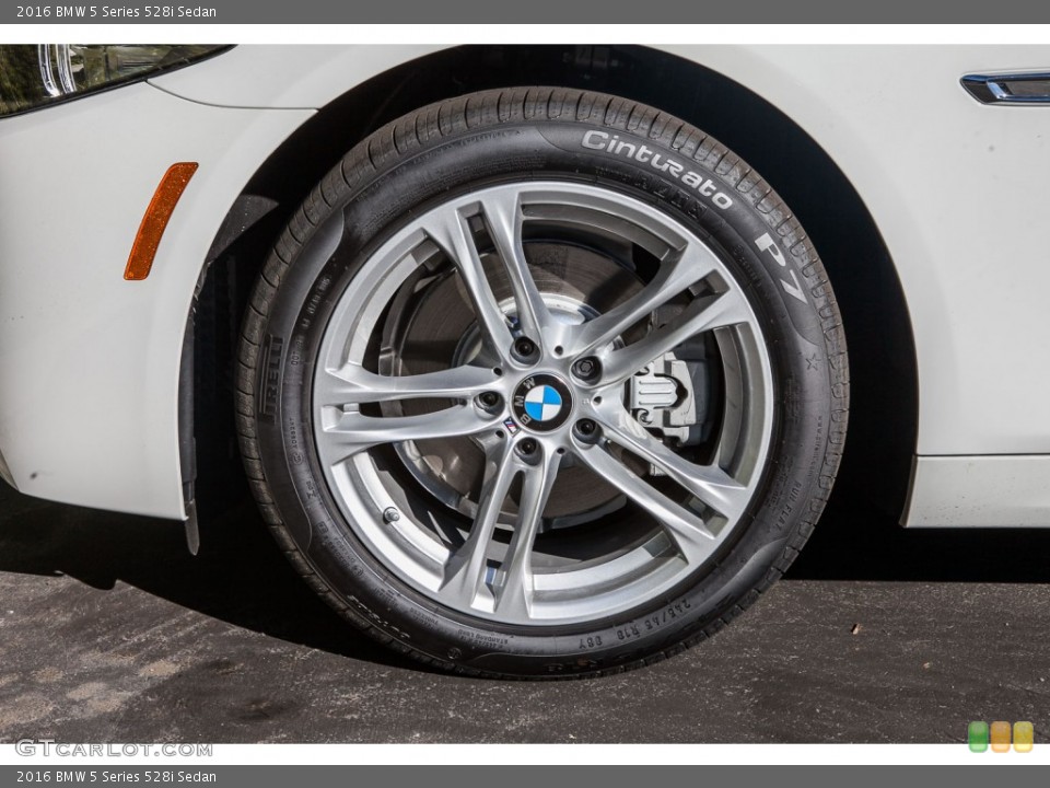2016 BMW 5 Series 528i Sedan Wheel and Tire Photo #108771607