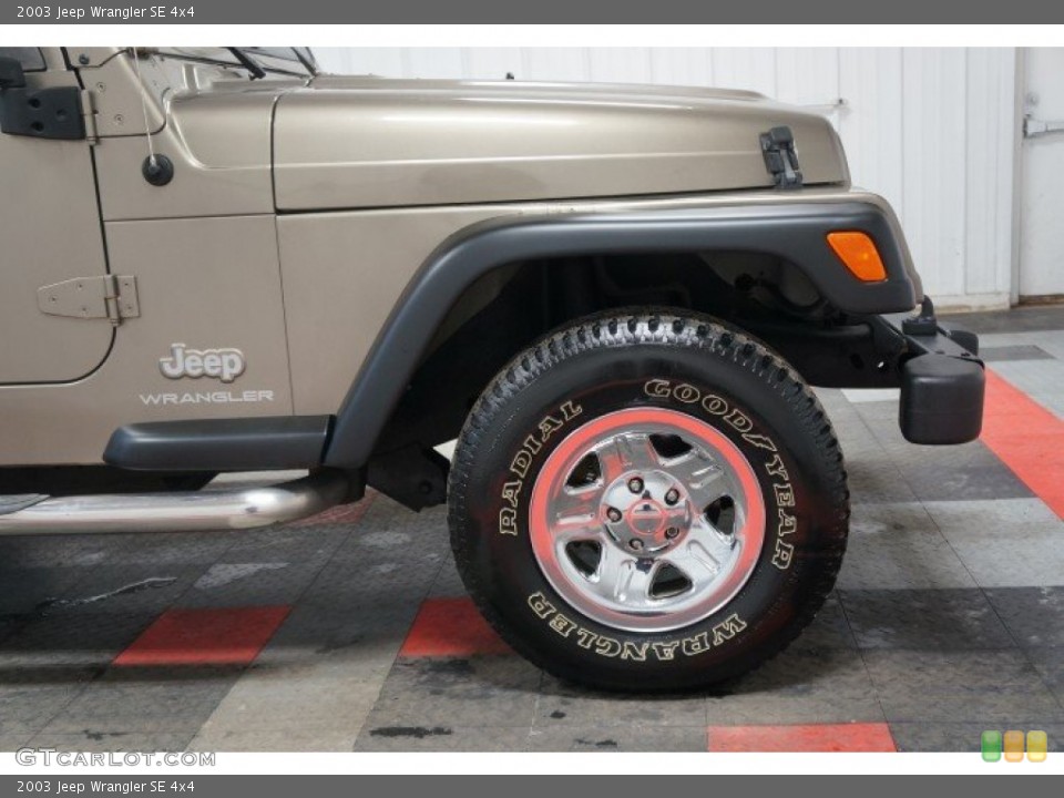 2003 Jeep Wrangler SE 4x4 Wheel and Tire Photo #108776512