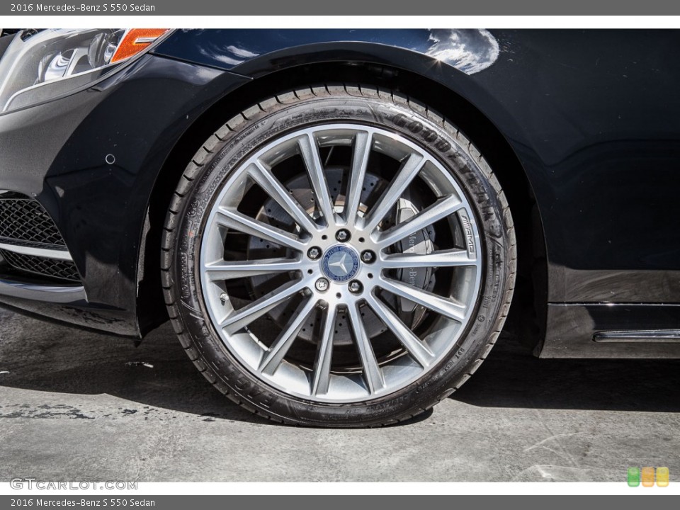 2016 Mercedes-Benz S 550 Sedan Wheel and Tire Photo #108780076