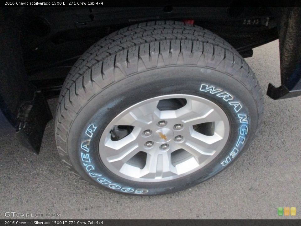 2016 Chevrolet Silverado 1500 LT Z71 Crew Cab 4x4 Wheel and Tire Photo #108780568