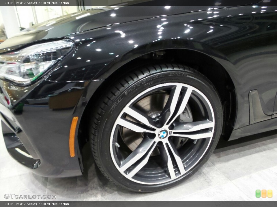 2016 BMW 7 Series 750i xDrive Sedan Wheel and Tire Photo #108787213