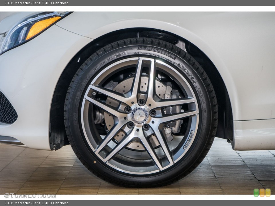 2016 Mercedes-Benz E 400 Cabriolet Wheel and Tire Photo #108796665