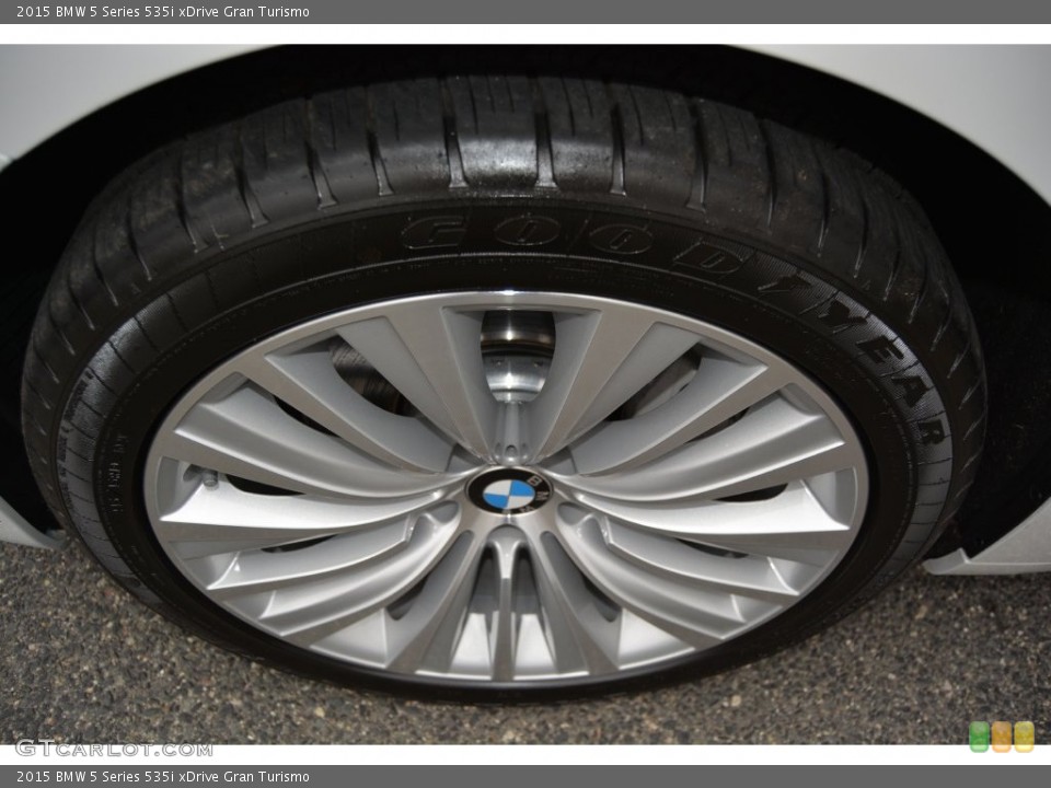 2015 BMW 5 Series 535i xDrive Gran Turismo Wheel and Tire Photo #108800583