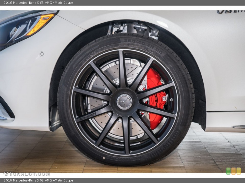 2016 Mercedes-Benz S 63 AMG 4Matic Coupe Wheel and Tire Photo #108800916