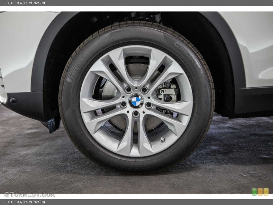 2016 BMW X4 xDrive28i Wheel and Tire Photo #108820386