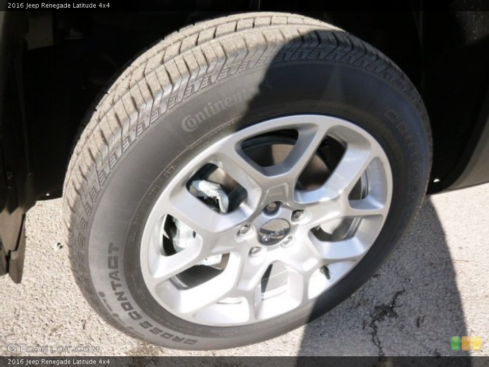 2016 Jeep Renegade Latitude 4x4 Wheel and Tire Photo #108827987