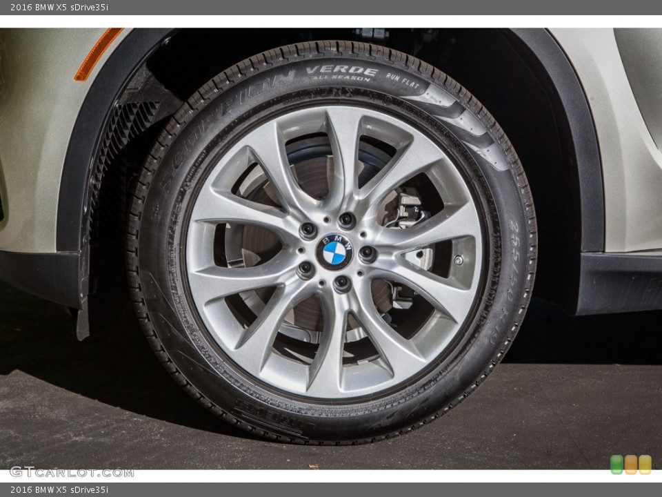 2016 BMW X5 sDrive35i Wheel and Tire Photo #108828965