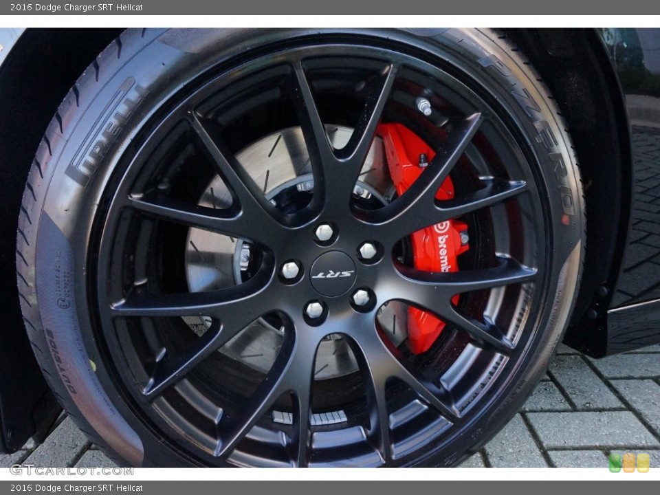 2016 Dodge Charger SRT Hellcat Wheel and Tire Photo #108837563