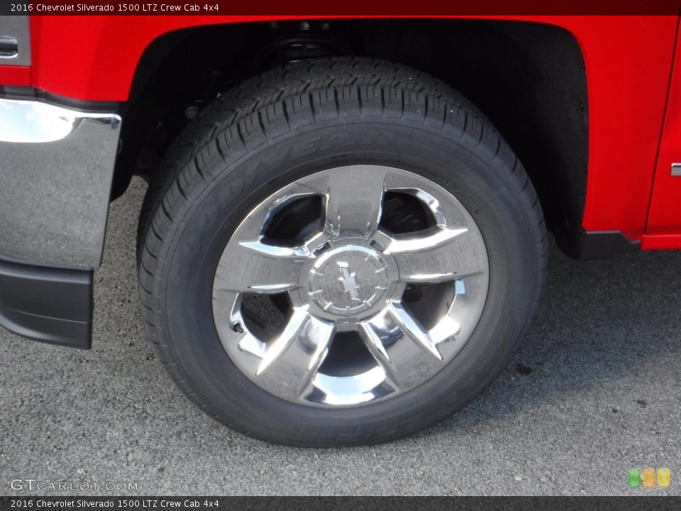 2016 Chevrolet Silverado 1500 LTZ Crew Cab 4x4 Wheel and Tire Photo #108844001