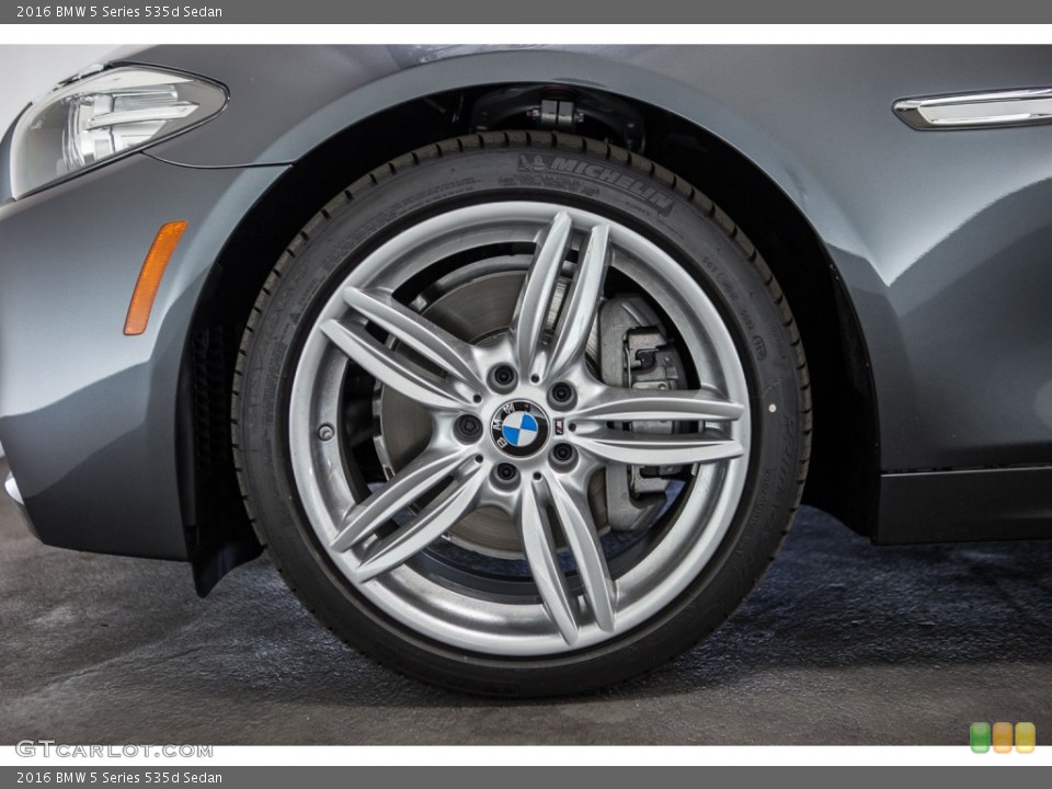 2016 BMW 5 Series 535d Sedan Wheel and Tire Photo #108861752
