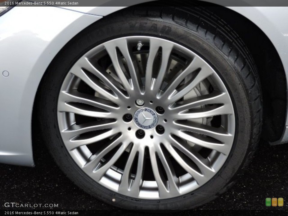 2016 Mercedes-Benz S 550 4Matic Sedan Wheel and Tire Photo #108888077