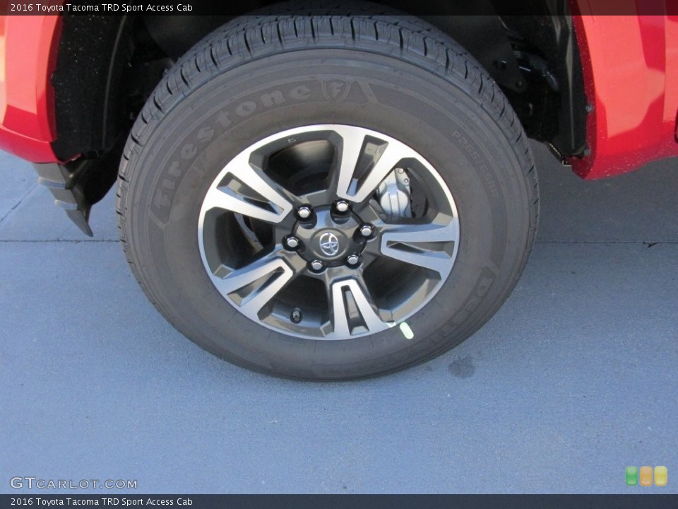 2016 Toyota Tacoma TRD Sport Access Cab Wheel and Tire Photo #108891023