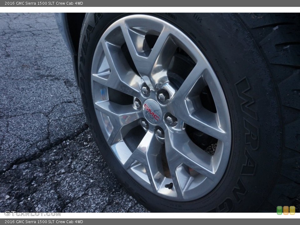 2016 GMC Sierra 1500 SLT Crew Cab 4WD Wheel and Tire Photo #108894941