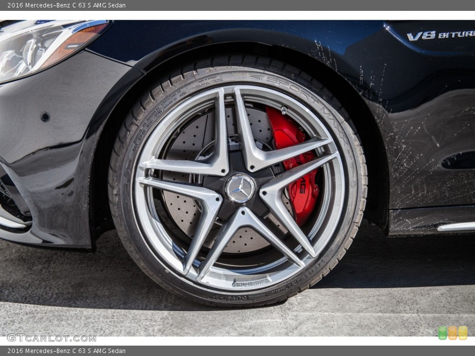 2016 Mercedes-Benz C 63 S AMG Sedan Wheel and Tire Photo #108912827