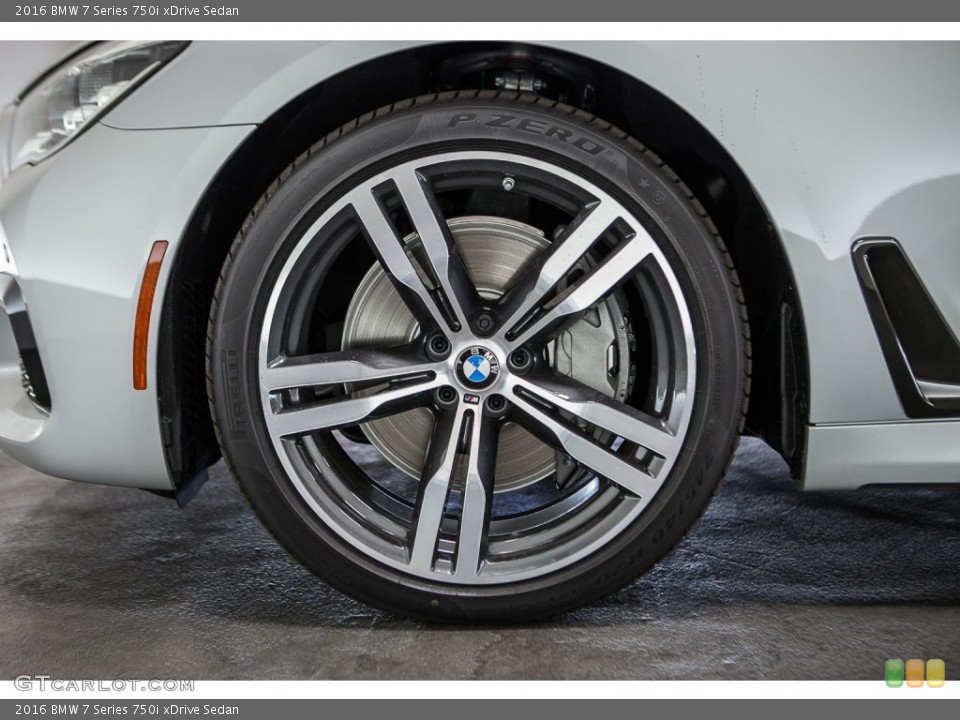 2016 BMW 7 Series 750i xDrive Sedan Wheel and Tire Photo #108943360