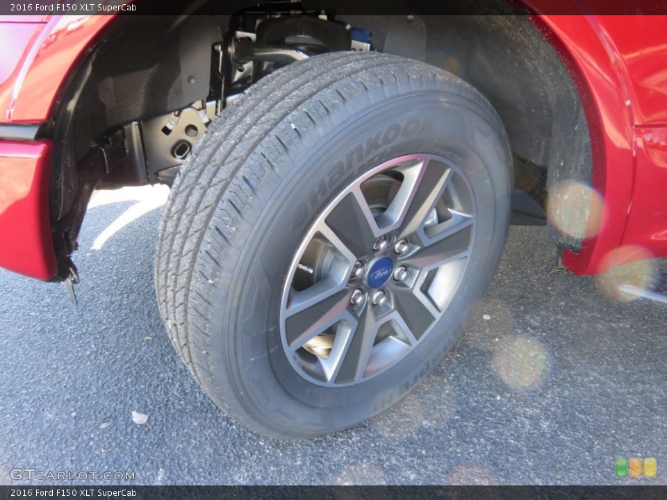 2016 Ford F150 XLT SuperCab Wheel and Tire Photo #108945283