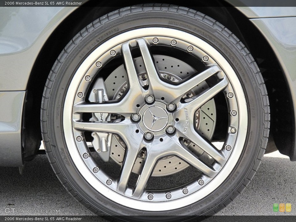 2006 Mercedes-Benz SL 65 AMG Roadster Wheel and Tire Photo #108946138