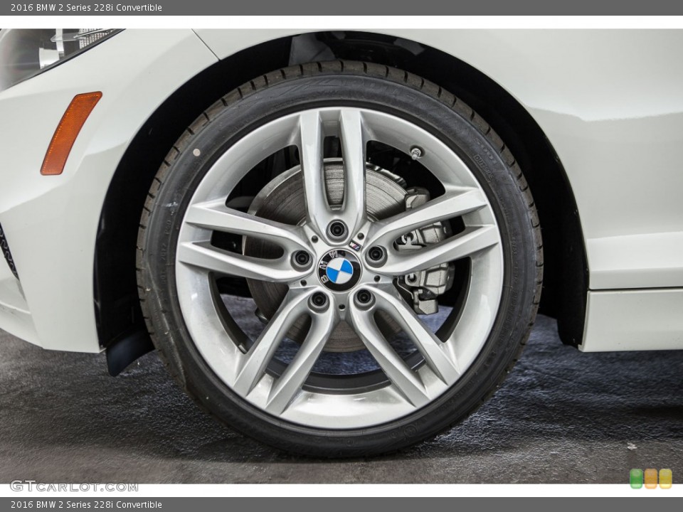 2016 BMW 2 Series 228i Convertible Wheel and Tire Photo #108971821