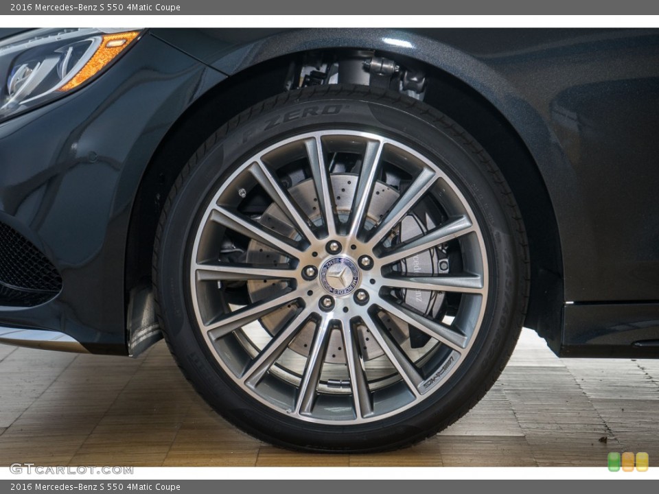 2016 Mercedes-Benz S 550 4Matic Coupe Wheel and Tire Photo #108975665