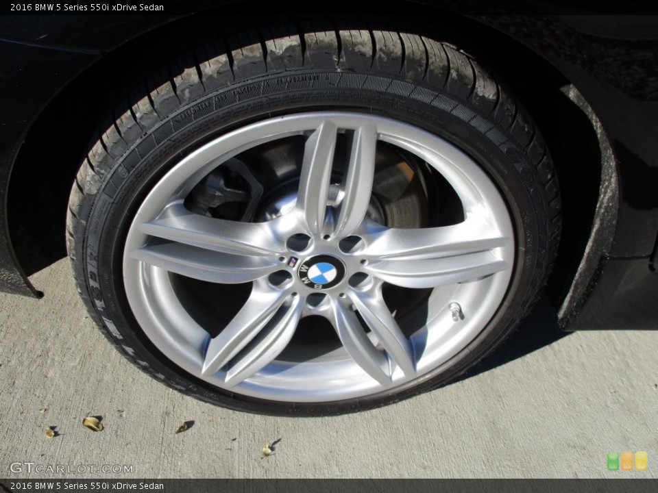 2016 BMW 5 Series 550i xDrive Sedan Wheel and Tire Photo #108981409