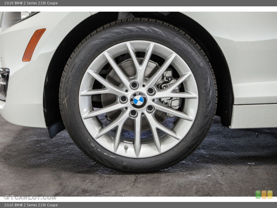 2016 BMW 2 Series 228i Coupe Wheel and Tire Photo #108991130