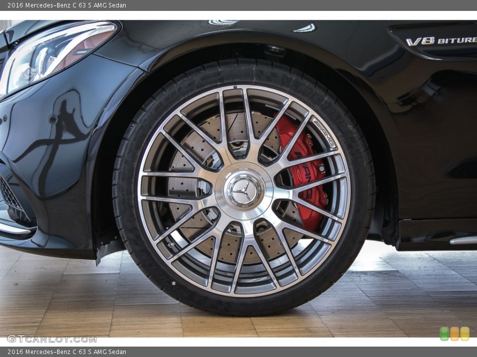 2016 Mercedes-Benz C 63 S AMG Sedan Wheel and Tire Photo #109001036