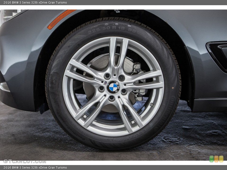 2016 BMW 3 Series 328i xDrive Gran Turismo Wheel and Tire Photo #109024181