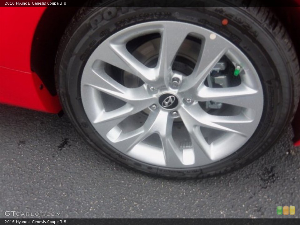 2016 Hyundai Genesis Coupe 3.8 Wheel and Tire Photo #109031327