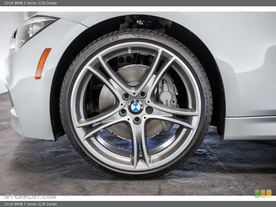 2016 BMW 3 Series 328i Sedan Wheel and Tire Photo #109034048