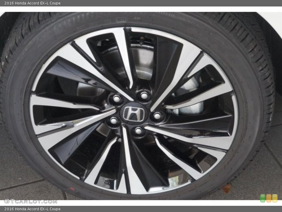2016 Honda Accord EX-L Coupe Wheel and Tire Photo #109034384