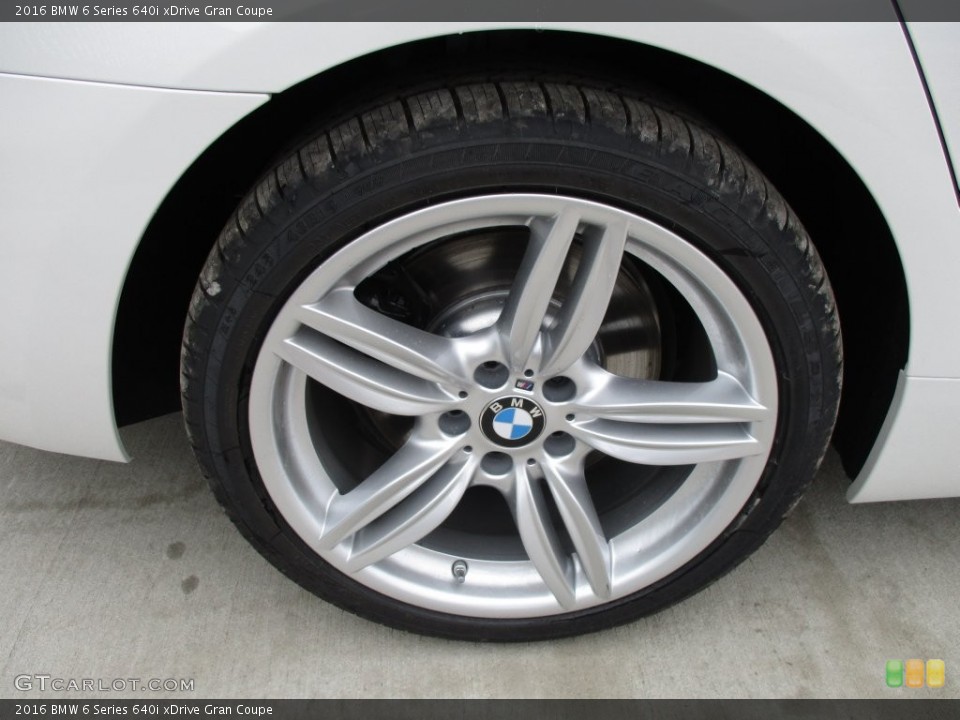 2016 BMW 6 Series 640i xDrive Gran Coupe Wheel and Tire Photo #109042514