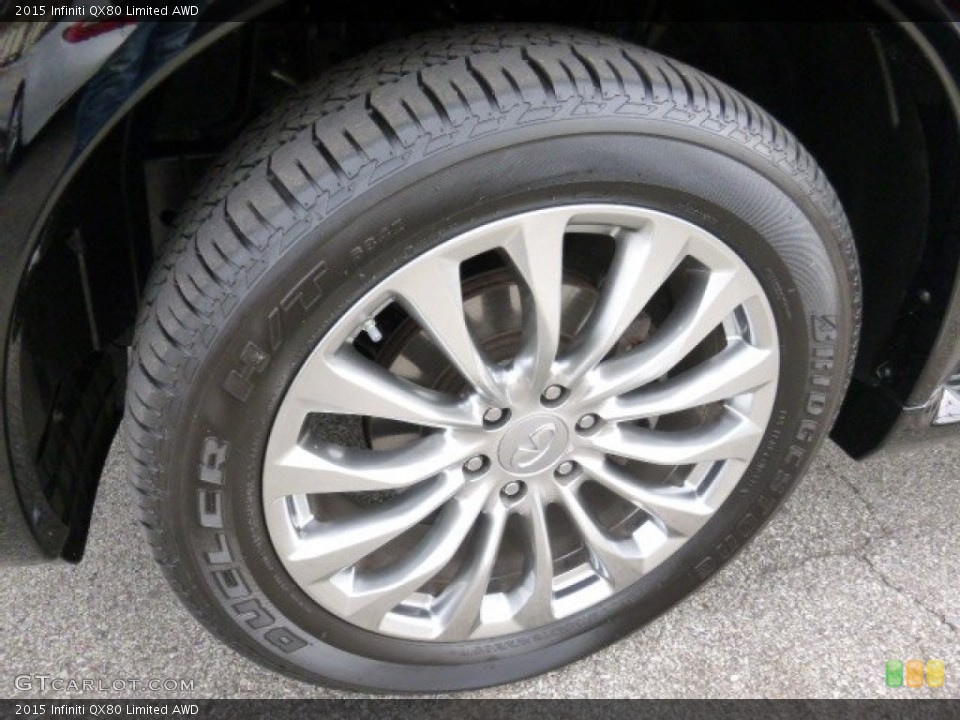 2015 Infiniti QX80 Limited AWD Wheel and Tire Photo #109048542