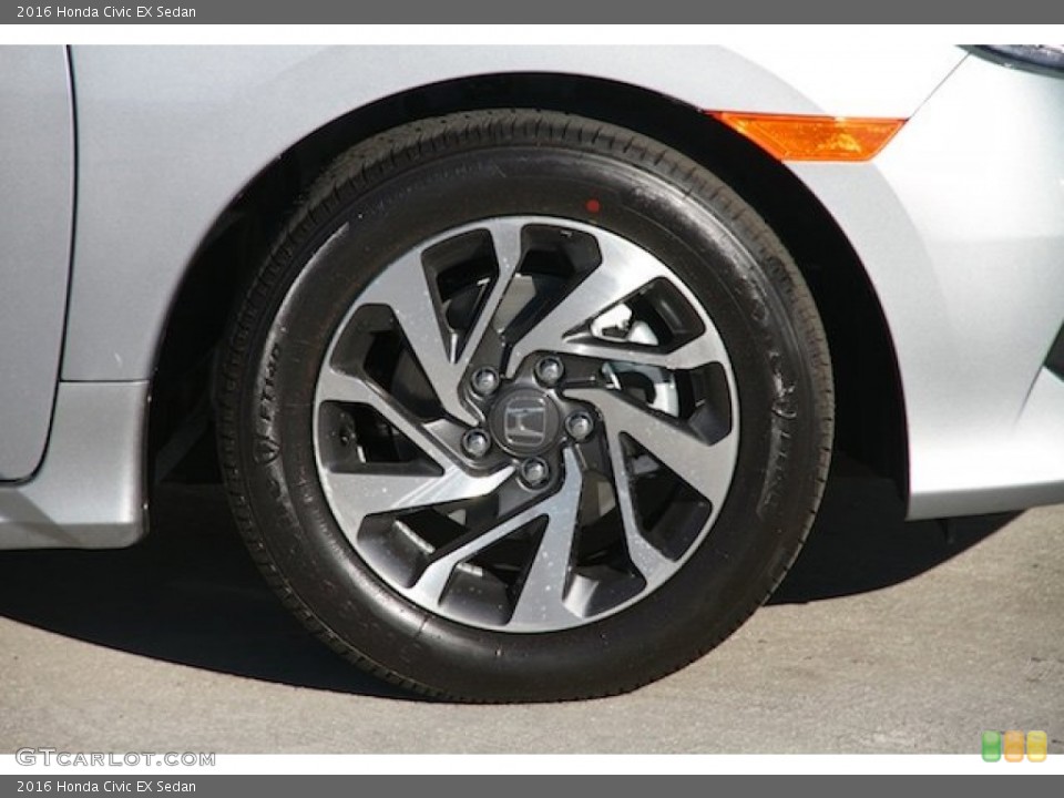 2016 Honda Civic EX Sedan Wheel and Tire Photo #109057829