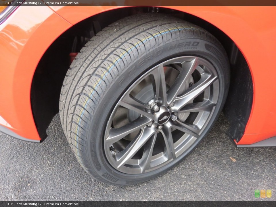 2016 Ford Mustang GT Premium Convertible Wheel and Tire Photo #109071542