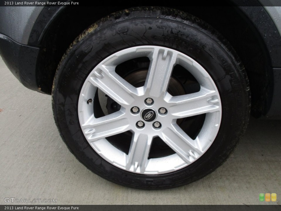 2013 Land Rover Range Rover Evoque Pure Wheel and Tire Photo #109093597
