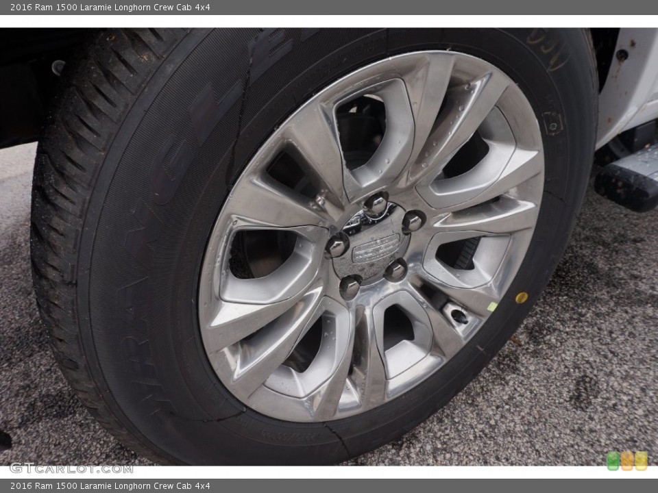 2016 Ram 1500 Laramie Longhorn Crew Cab 4x4 Wheel and Tire Photo #109109656