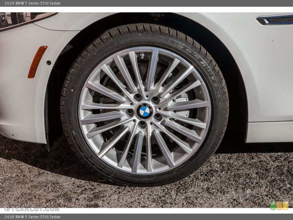 2016 BMW 5 Series 550i Sedan Wheel and Tire Photo #109141983