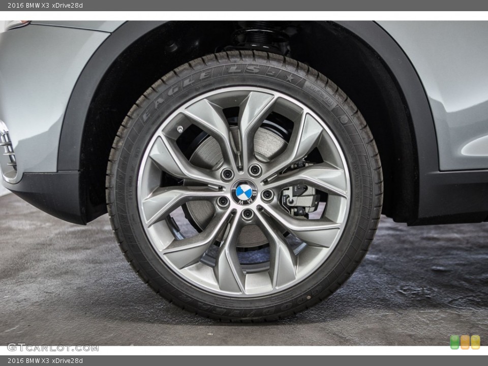 2016 BMW X3 xDrive28d Wheel and Tire Photo #109143879