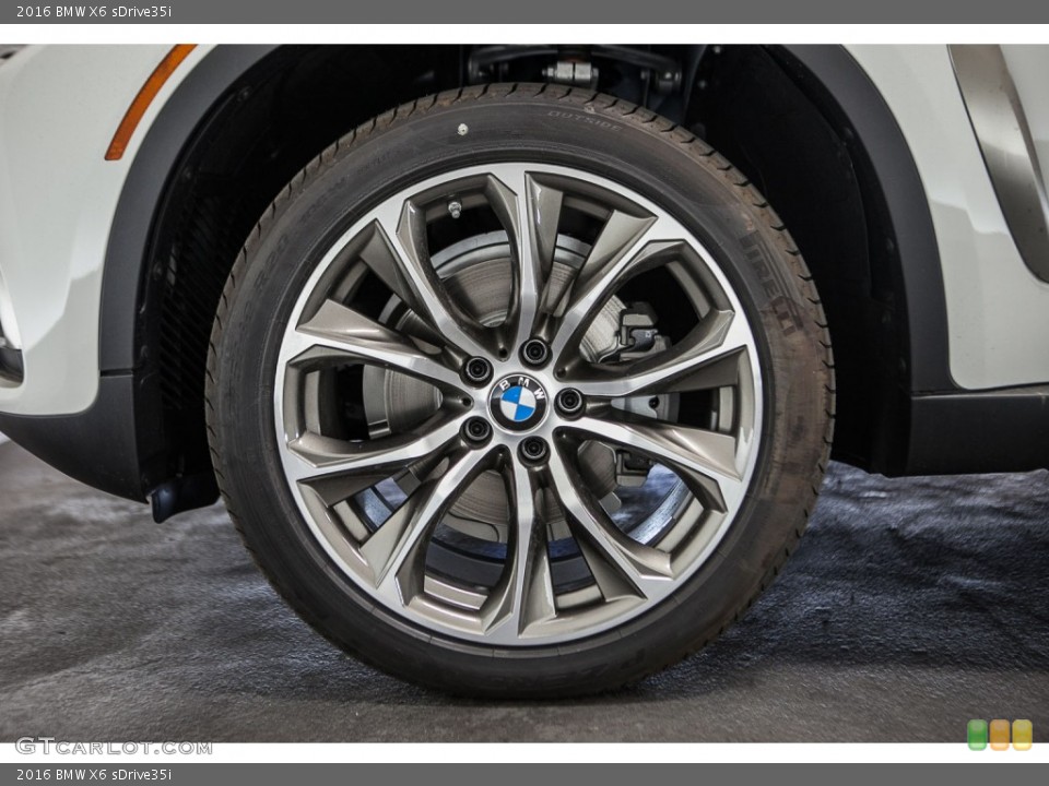 2016 BMW X6 sDrive35i Wheel and Tire Photo #109143963