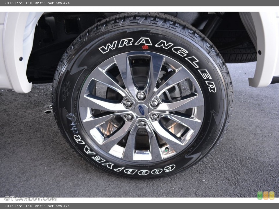 2016 Ford F150 Lariat SuperCrew 4x4 Wheel and Tire Photo #109173607