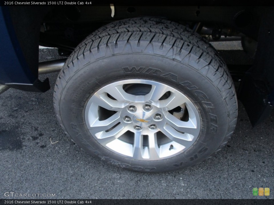 2016 Chevrolet Silverado 1500 LTZ Double Cab 4x4 Wheel and Tire Photo #109177372