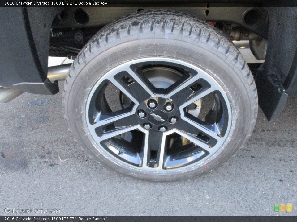 2016 Chevrolet Silverado 1500 LTZ Z71 Double Cab 4x4 Wheel and Tire Photo #109177771