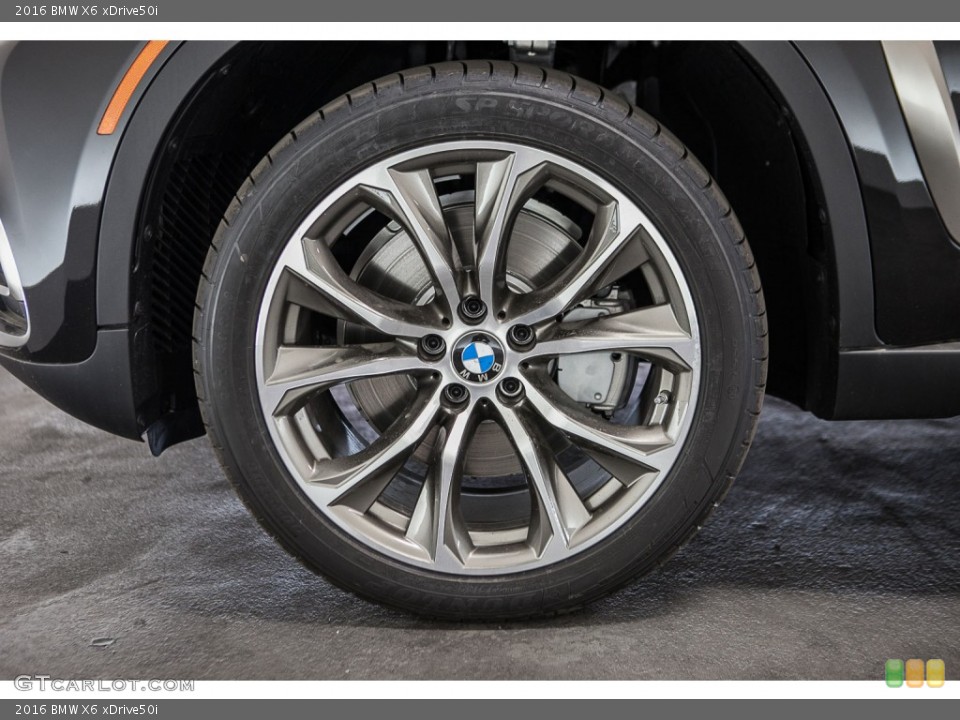 2016 BMW X6 xDrive50i Wheel and Tire Photo #109201638