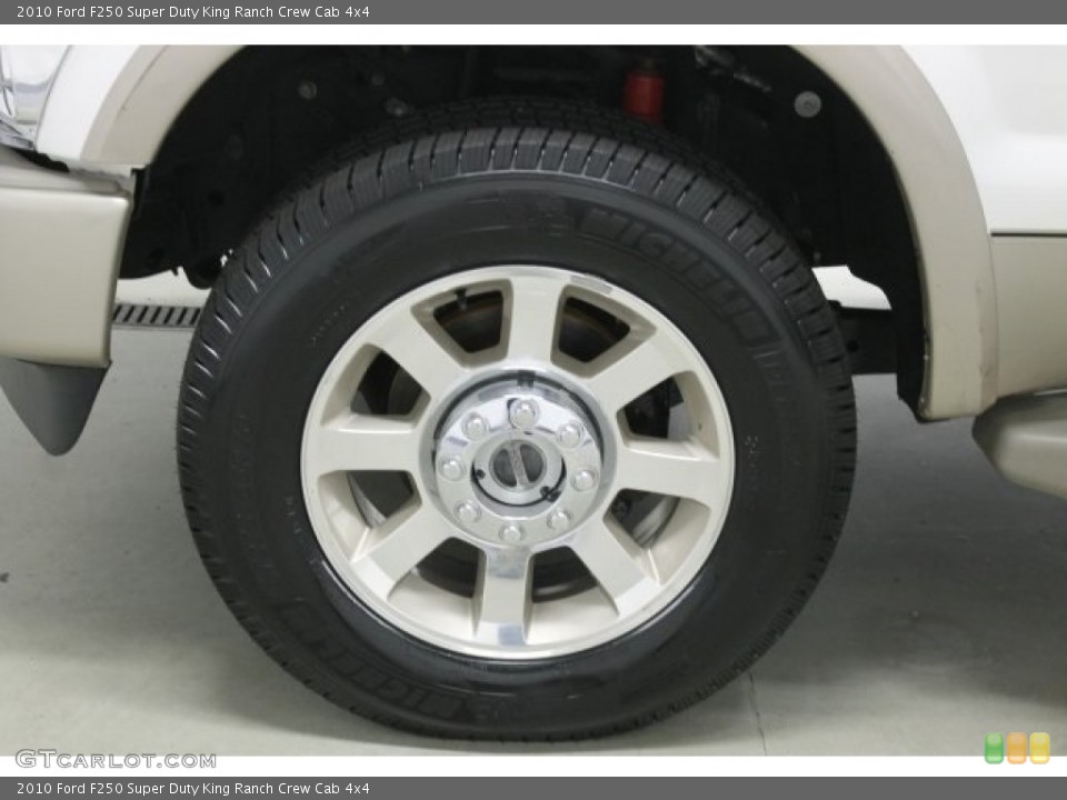 2010 Ford F250 Super Duty King Ranch Crew Cab 4x4 Wheel and Tire Photo #109230922
