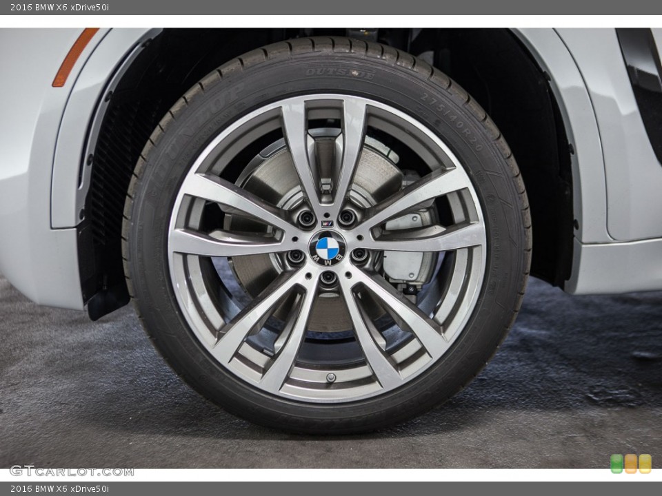 2016 BMW X6 xDrive50i Wheel and Tire Photo #109233915