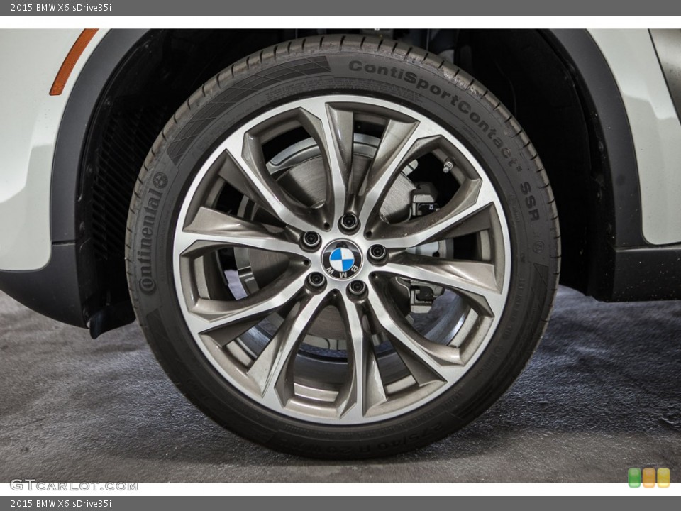 2015 BMW X6 sDrive35i Wheel and Tire Photo #109235545