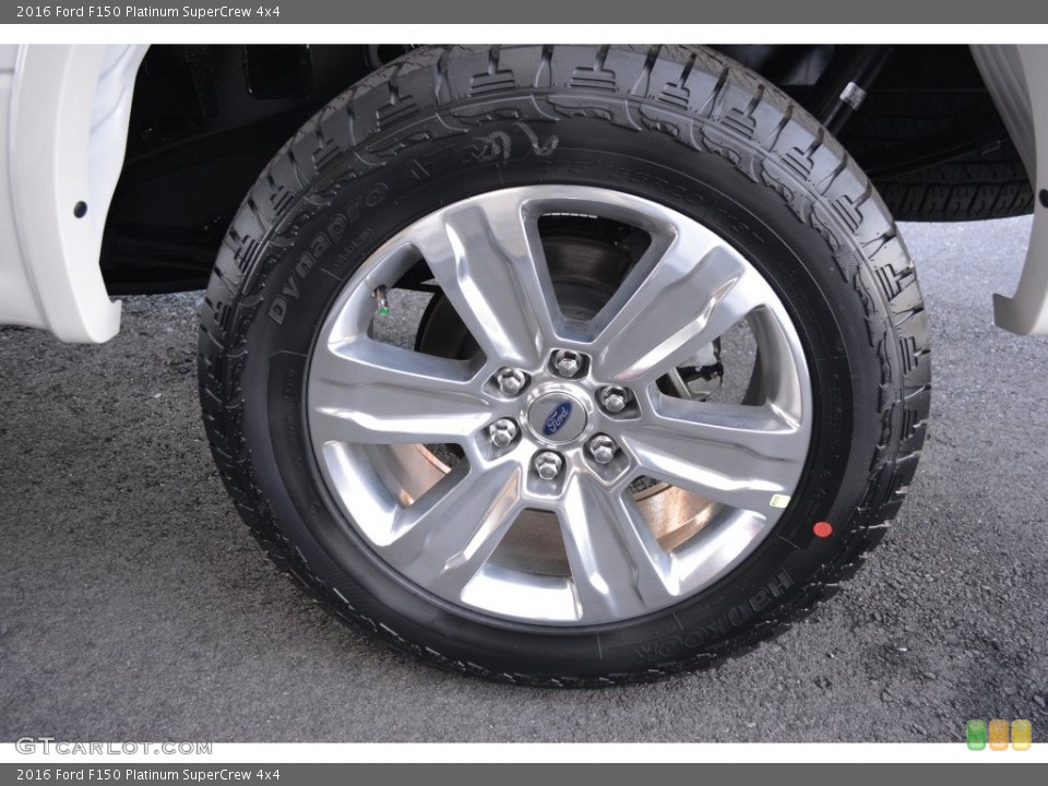 2016 Ford F150 Platinum SuperCrew 4x4 Wheel and Tire Photo #109242261